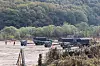 Army towed artillery pieces are prepared for drills at a training ground near the inter-Korean border in Paju, Gyeonggi, on Oct. 19.
