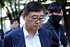 Aricell CEO Park Soon-kwan attends his questioning session before an issuance of his arrest warrant in Suwon, Gyeonggi, on Aug. 28.