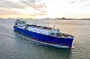 A large liquefied natural gas (LNG) carrier built and delivered by HD Hyundai Heavy Industries