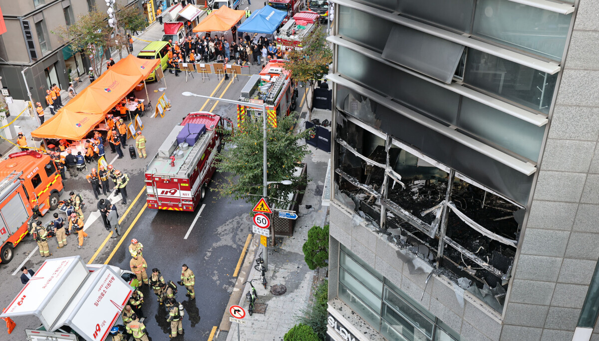 19명 사상자 낸 강남 연쇄 방화 용의자, 4시간 도주 끝에 덜미