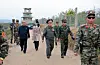 북한 박정천, 남부국경 요새화 공사 현장 시찰 (평양 조선중앙통신=연합뉴스) 박정천 북한 국방성 고문이 지난 20일 남부국경 요새화 공사 현장의 주요 지점들을 리일환 노동당 비서와 김여정 당 부장, 인민군 총참모부 주요 지휘관들과 함께 시찰했다고 조선중앙통신이 21일 보도했다. 2026.10.21 [국내에서만 사용가능. 재배포 금지. For Use Only in the Republic of Korea. No Redistribution] nkphoto@yna.co.kr/2026-10-21 15:34:43/