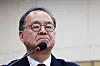 Acting Korea Football Association President Lee Yong-soo is seen during a parliamentary audit held at the National Assembly in western Seoul on Oct. 21.