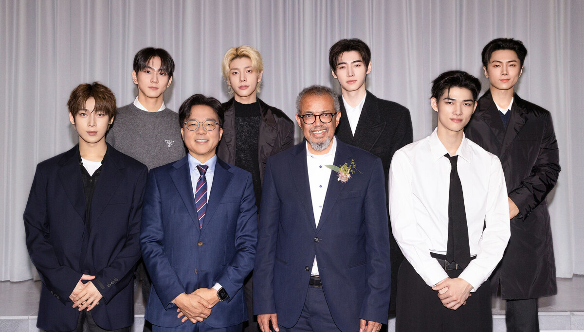 Photo: Korea JoongAng Daily WHO Chief, ENHYPEN Celebrate Blood Drive Success