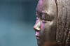 A bronze statue symbolizing victims of Japan's wartime sexual slavery stands in central Seoul on Aug. 14.