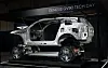 The body-in-white and platform of the Genesis GV90 on display at the GV90 Tech Day in Incheon on Oct. 28.