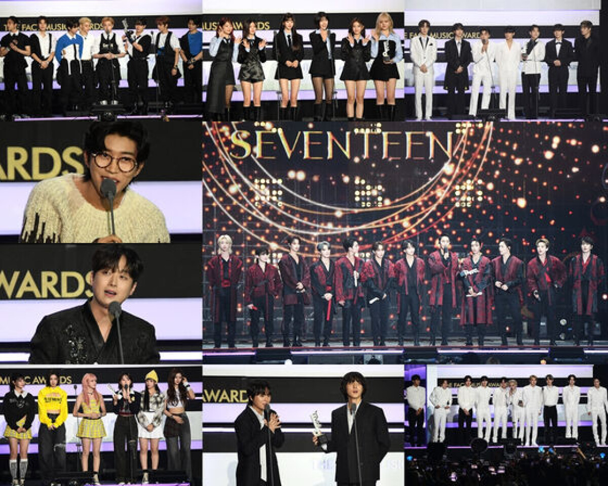 SEVENTEEN　2021 THE FACT MUSIC AWARDS Seventeen wins top prize at The Fact Music Awards