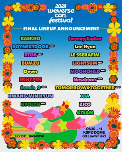 Weverse Con Festival to be held for two days in June
