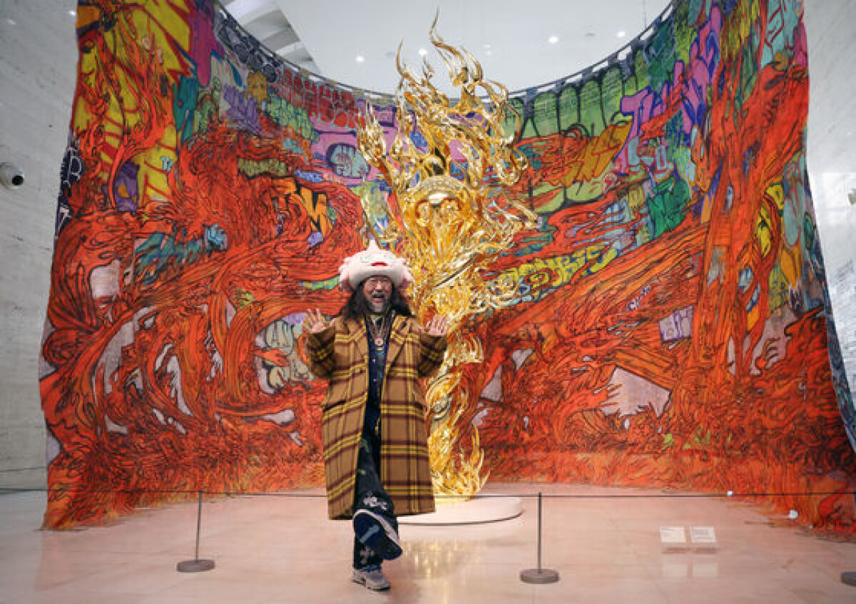 Takashi Murakami juxtaposes the cute with the grotesque in