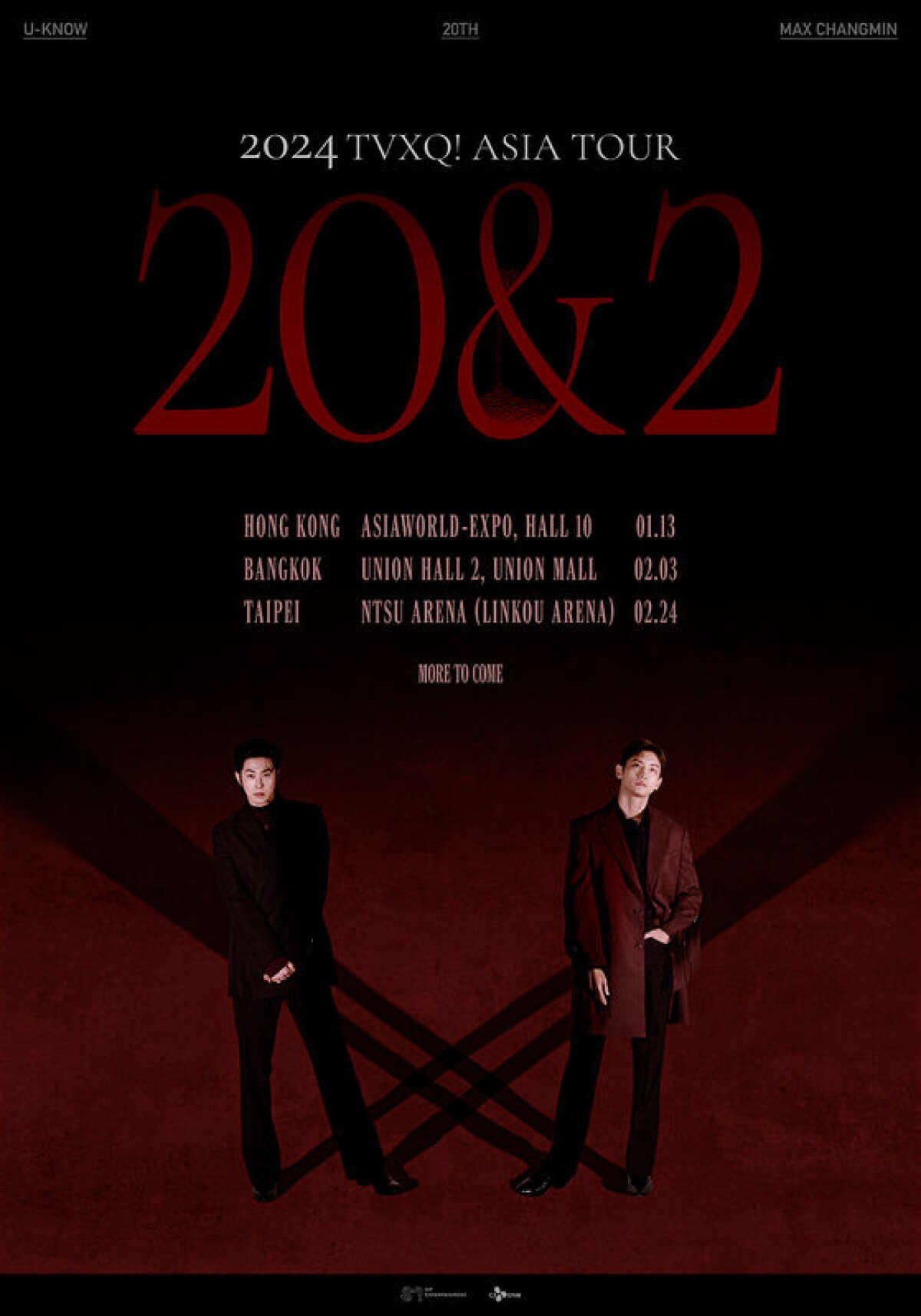 TVXQ begins Asian leg of '20&2' tour in Hong Kong
