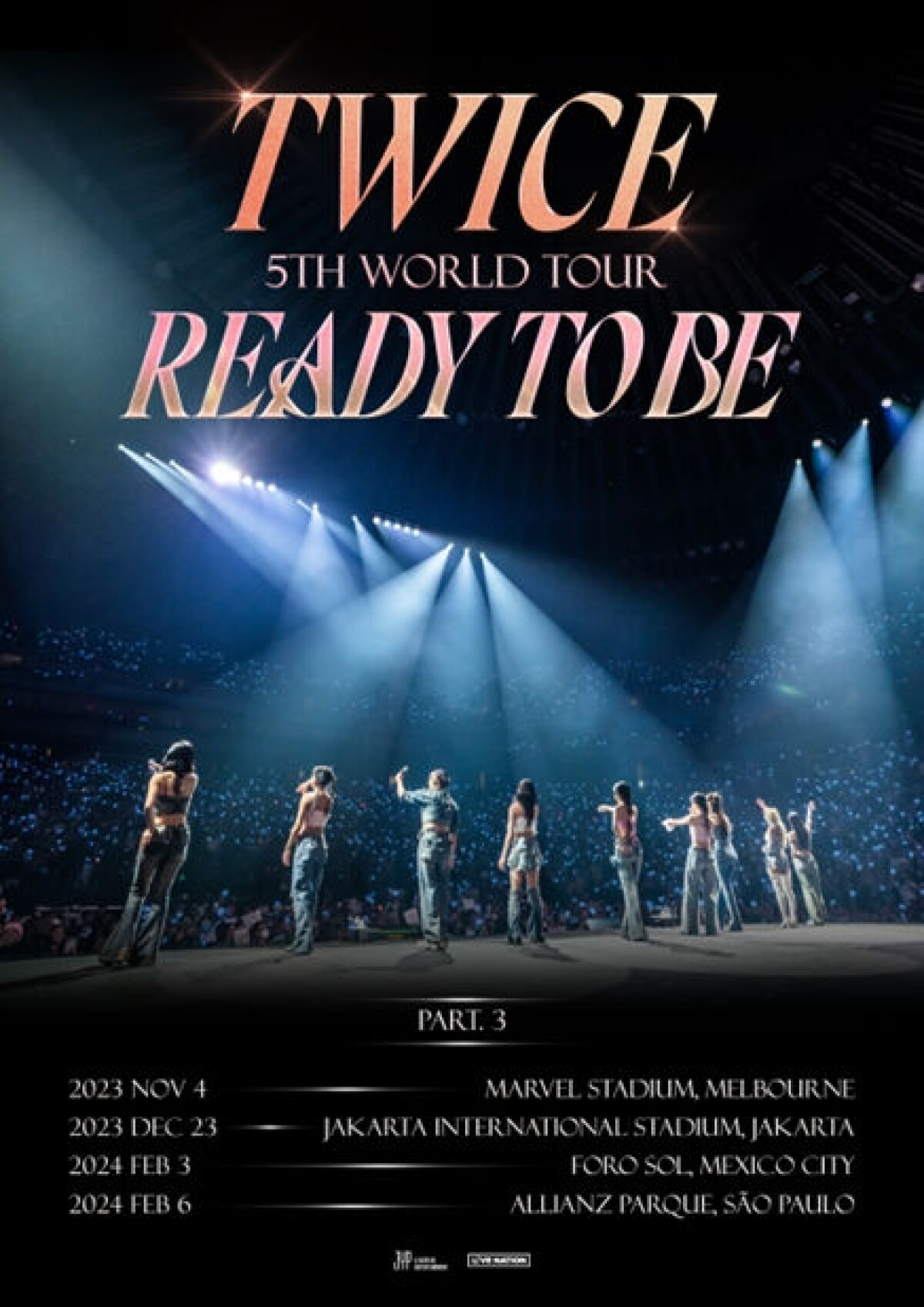 Twice adds four stops to its world tour 'Ready to Be'