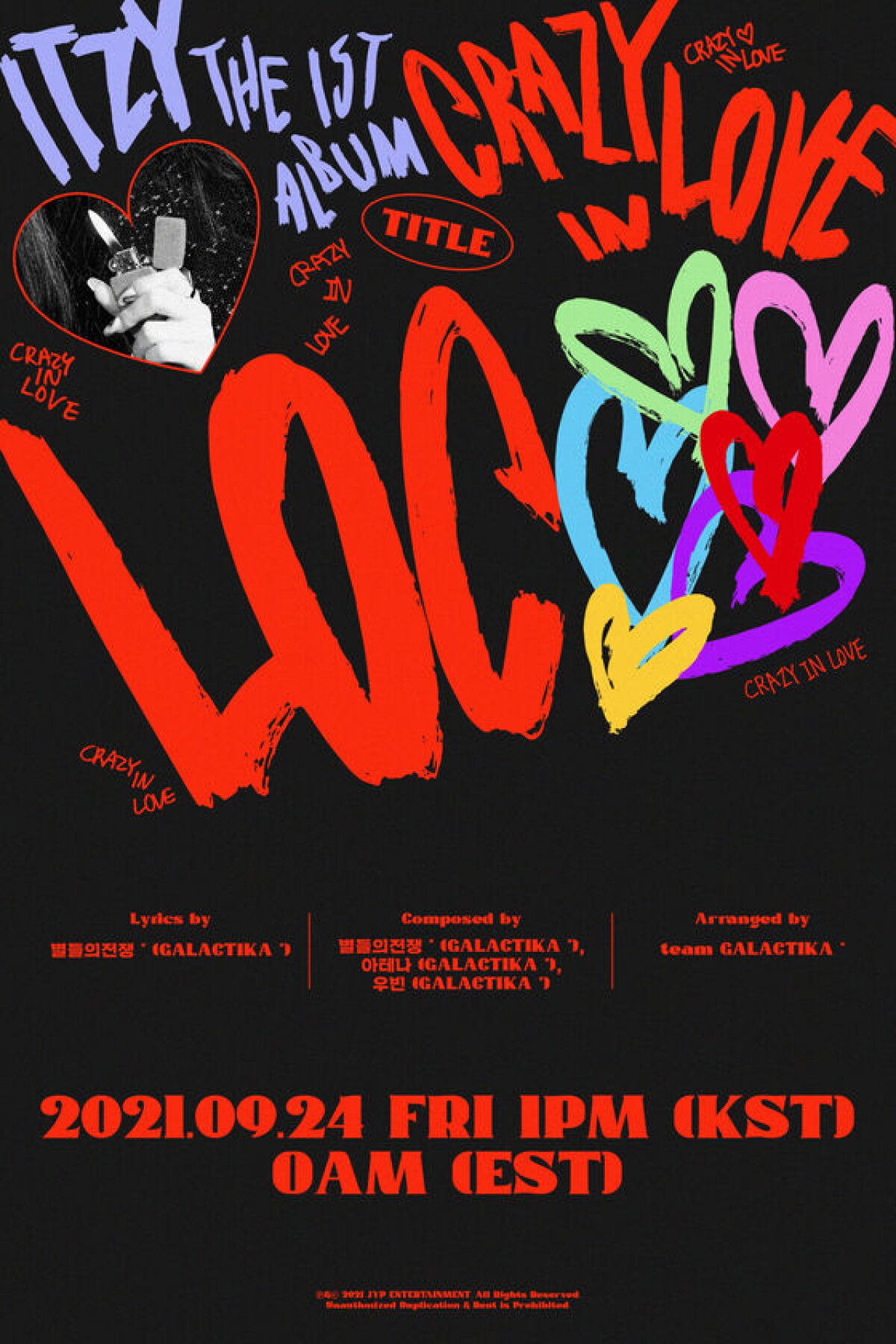 ITZY to drop first full-length album 'Crazy In Love' on Sept. 24