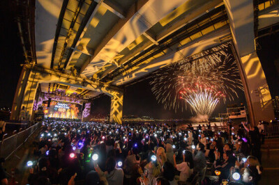 Happy Burstday': Fireworks light up Han River as Seventeen