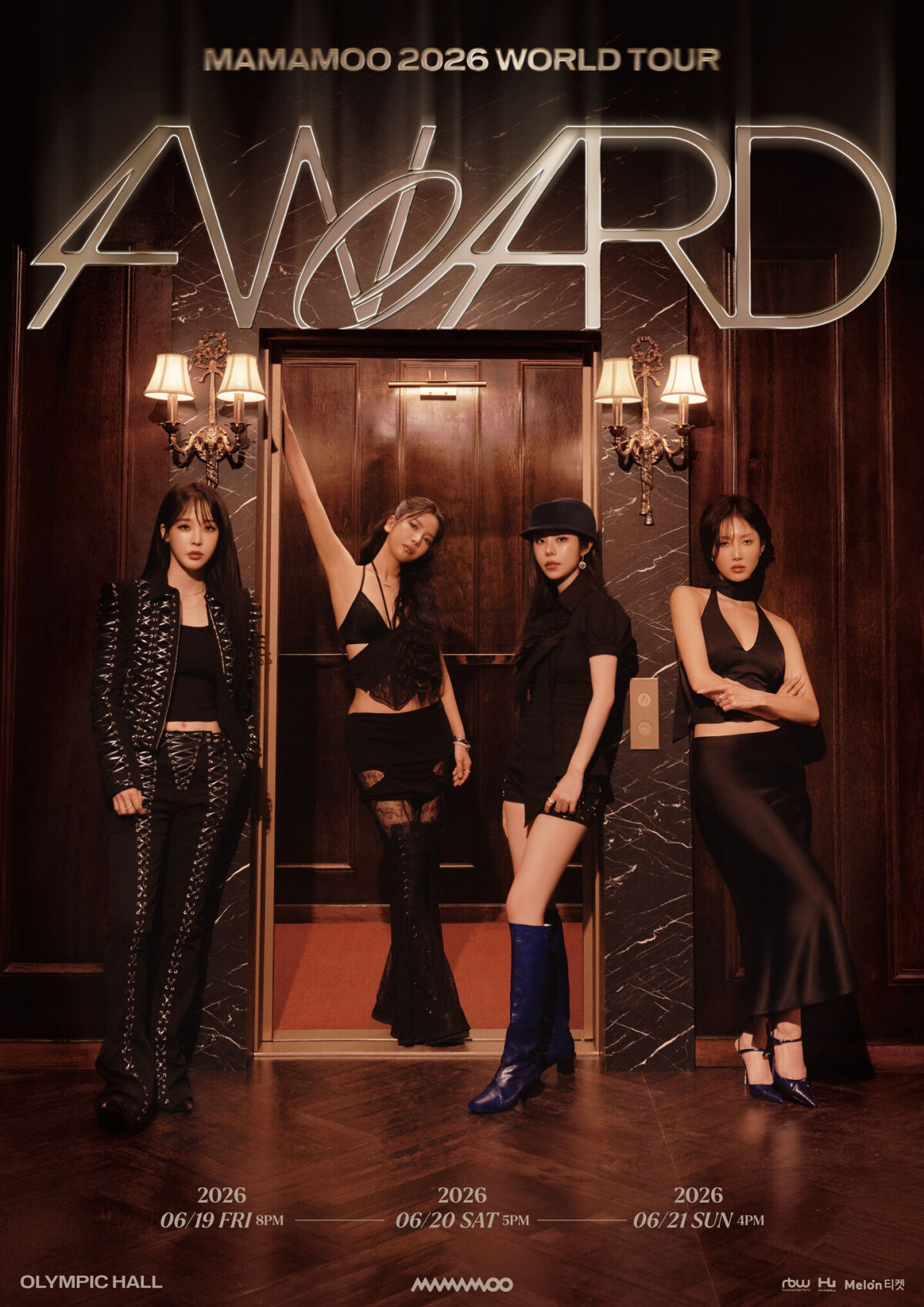 K-POP・アジア mamamoo Girl group Mamamoo to kick off '4WARD' world tour with three shows