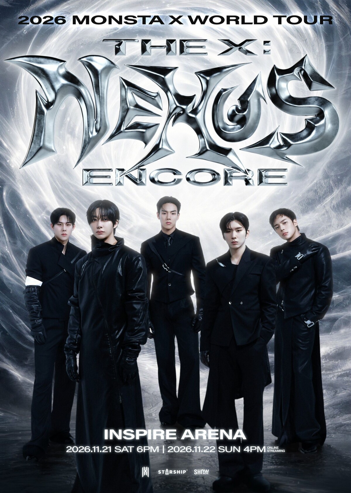 Monsta X announces two-night 'The X: Nexus' encore concerts in Incheon